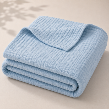 Kuscheldecke Musselin für jede Jahreszeit